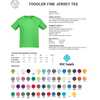 3321 LAT Toddler Fine Jersey Tee