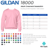 18000 Gildan Adult Crewneck Sweatshirt