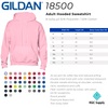 18500 Gildan Adult Hooded Sweatshirt