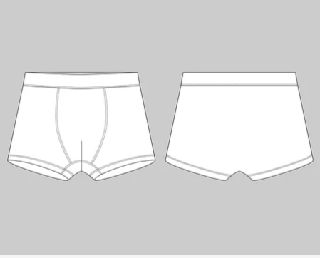 Sublimation Men’s Boxers Template