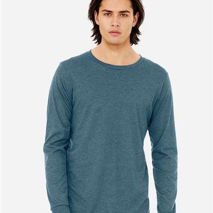 Bella + Canvas Heather CVC Long Sleeve Tee - 3501CVC