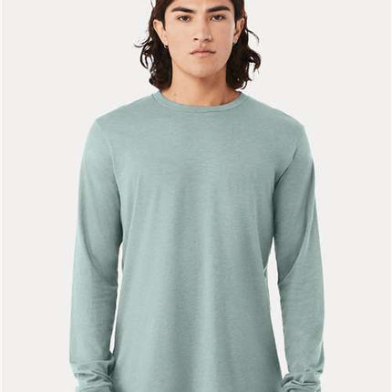 Bella + Canvas Heather CVC Long Sleeve Tee - 3501CVC