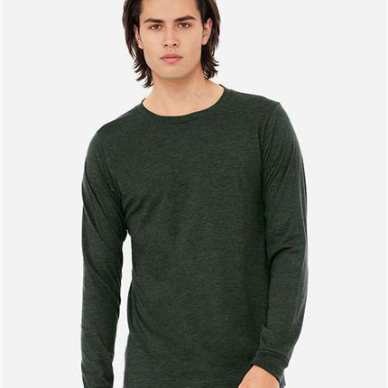 Bella + Canvas Heather CVC Long Sleeve Tee - 3501CVC
