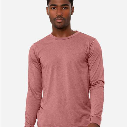 Bella + Canvas Heather CVC Long Sleeve Tee - 3501CVC