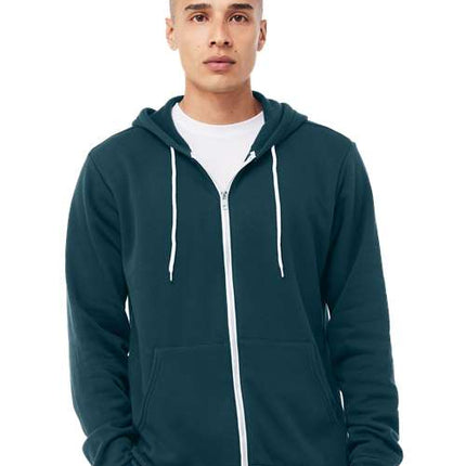 Bella + Canvas Unisex Sponge Fleece Full-Zip Hoodie Sweatshirt - 3719