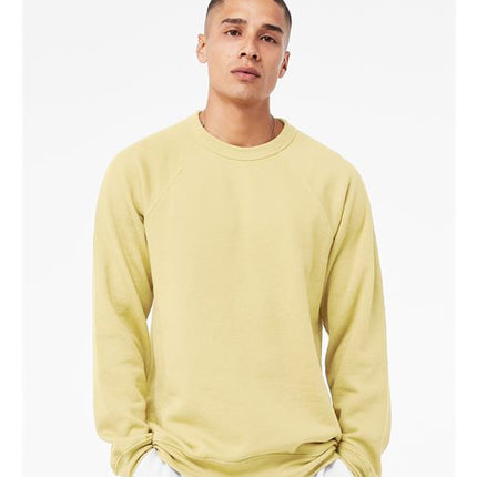 Bella + Canvas Unisex Sponge Fleece Raglan Crewneck Sweatshirt - 3901