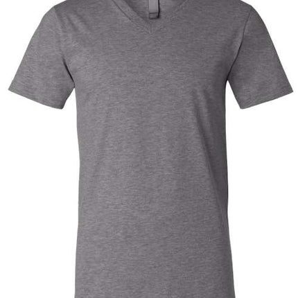 Bella + Canvas Unisex Heather CVC V-Neck Tee - 3005CVC