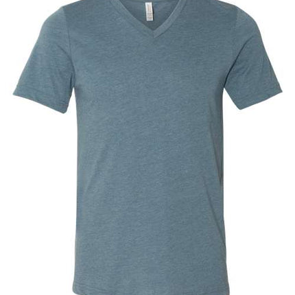 Bella + Canvas Unisex Heather CVC V-Neck Tee - 3005CVC