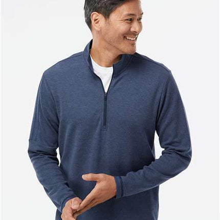 Adidas Men's 3-Stripes Quarter-Zip Pullover Sweater - A554