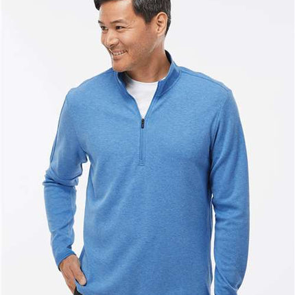 Adidas Men's 3-Stripes Quarter-Zip Pullover Sweater - A554