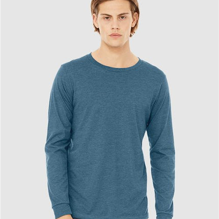 Bella + Canvas Heather CVC Long Sleeve Tee - 3501CVC