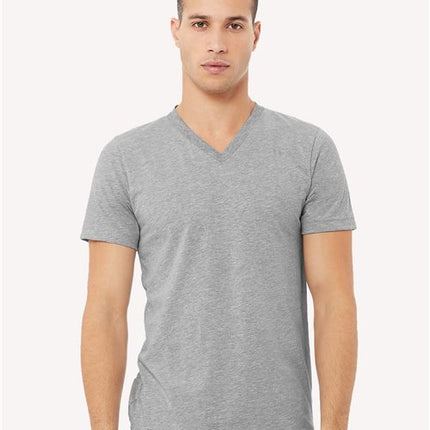 Bella + Canvas Unisex Heather CVC V-Neck Tee - 3005CVC