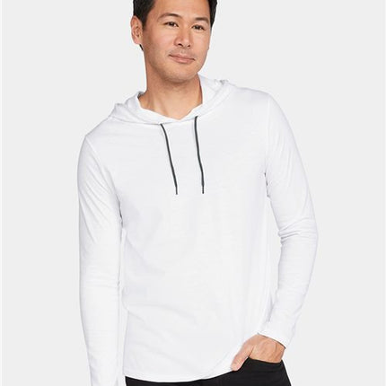 Unisex Softstyle® Lightweight Hooded Long Sleeve T-Shirt