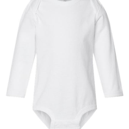 Rabbit Skins Infant Fine Jersey Long Sleeve Bodysuit - 4421