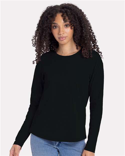 Next Level Women's Cotton Relaxed Long Sleeve T-Shirt - 3911