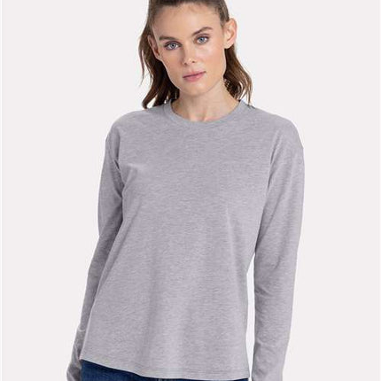 Next Level Women's Cotton Relaxed Long Sleeve T-Shirt - 3911