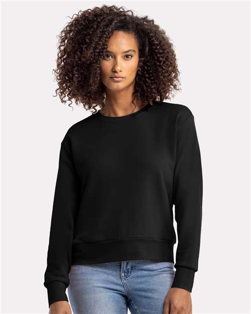 Next Level Women's Laguna Sueded Crewneck Sweatshirt - 9084