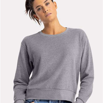 Next Level Women's Laguna Sueded Crewneck Sweatshirt - 9084