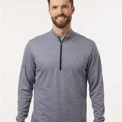 Adidas Men's Space Dyed Quarter-Zip Pullover - A593