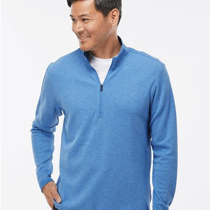 Adidas Men's 3-Stripes Quarter-Zip Pullover Sweater - A554
