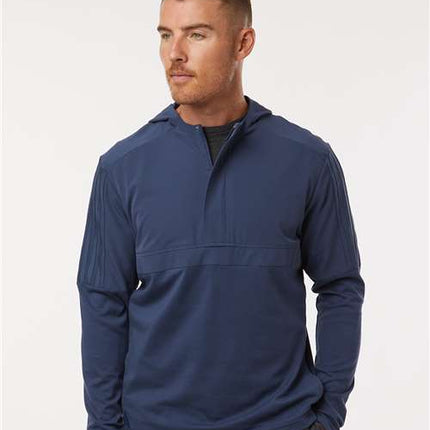 Adidas Men's Half-Zip Hooded Anorak - A607