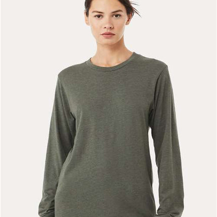 Bella + Canvas Heather CVC Long Sleeve Tee - 3501CVC
