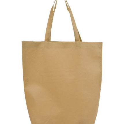 Q-Tees Non-Woven Gusset Bottom Tote - Q1251
