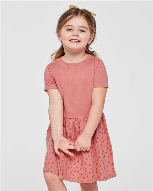Rabbit Skins Toddler Fine Jersey Dress - 5330
