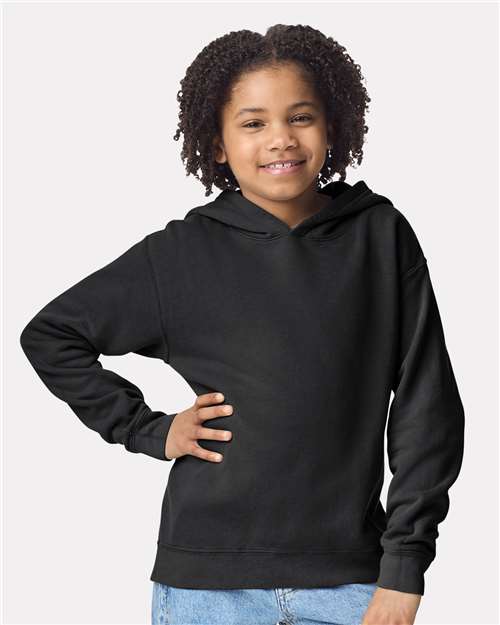 Comfort Colors Youth Garment-Dyed Lightweight Fleece Hooded Sweatshirt - 1467Y