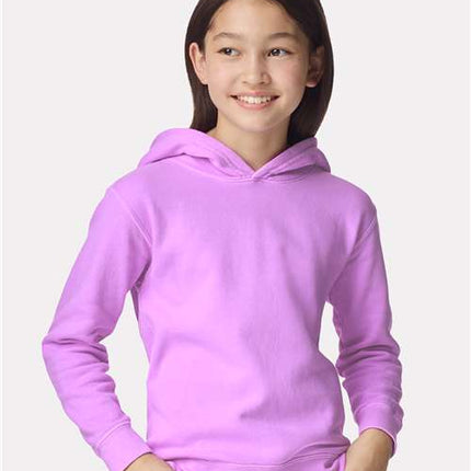 Comfort Colors Youth Garment-Dyed Lightweight Fleece Hooded Sweatshirt - 1467Y