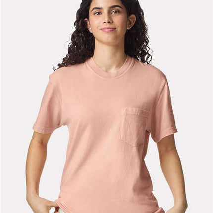 Comfort Colors Unisex Garment-Dyed Heavyweight Pocket T-Shirt - 6030