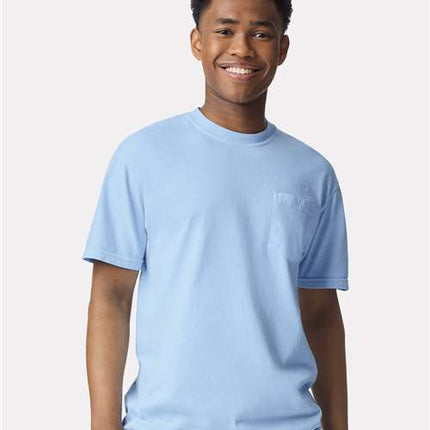Comfort Colors Unisex Garment-Dyed Heavyweight Pocket T-Shirt - 6030