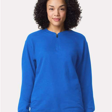 Gildan Unisex Softstyle® Midweight 1/4 Zip Sweatshirt - SF008