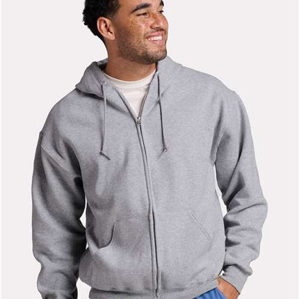 Jerzees Unisex Rugged Full-Zip Hooded Sweatshirt - Z12MR