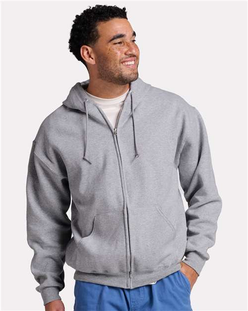 Jerzees Unisex Rugged Full-Zip Hooded Sweatshirt - Z12MR