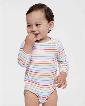 Rabbit Skins Infant Fine Jersey Long Sleeve Bodysuit - 4421