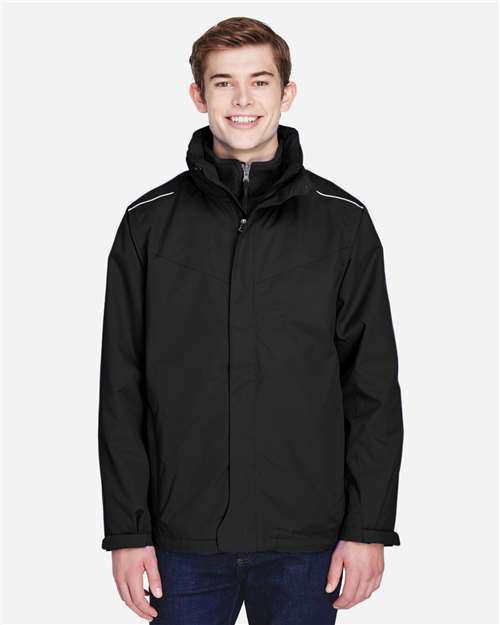 Core 365 Men's Region 3-in-1 Jacket with Fleece Liner - 88205