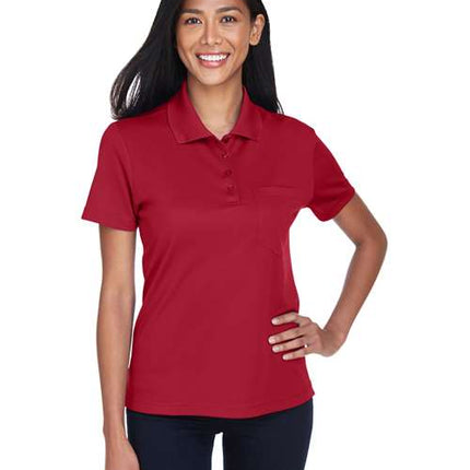 Core 365 Women's Origin Performance Piqué Polo with Pocket - 78181