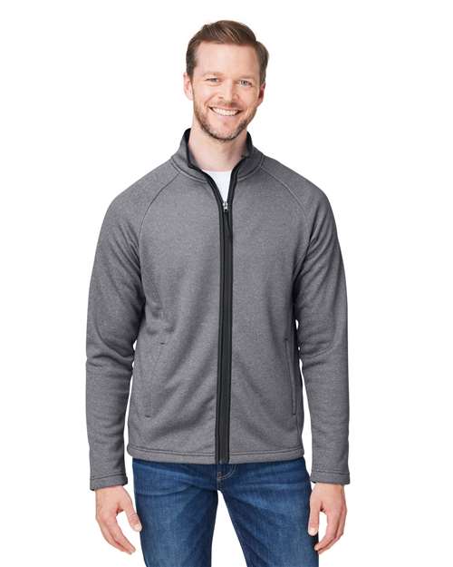 Core 365 Men's Venture Heathered Stripe Full-Zip - CE72