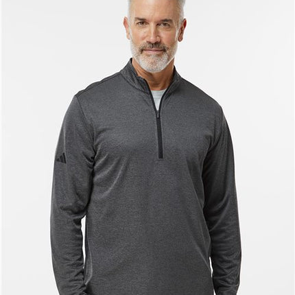 Adidas Men's Space Dyed Quarter-Zip Pullover - A593