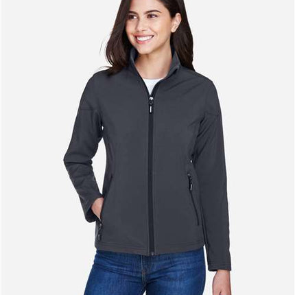 Core 365 Women's Cruise Two-Layer Fleece Bonded Soft Shell Jacket - 78184