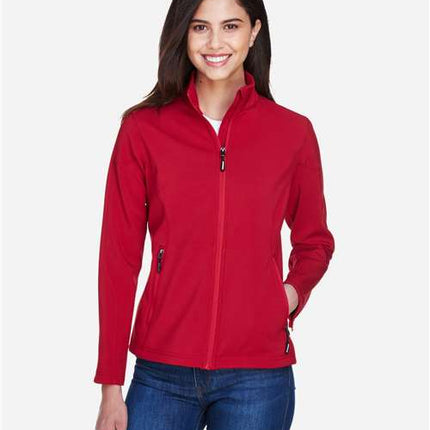 Core 365 Women's Cruise Two-Layer Fleece Bonded Soft Shell Jacket - 78184