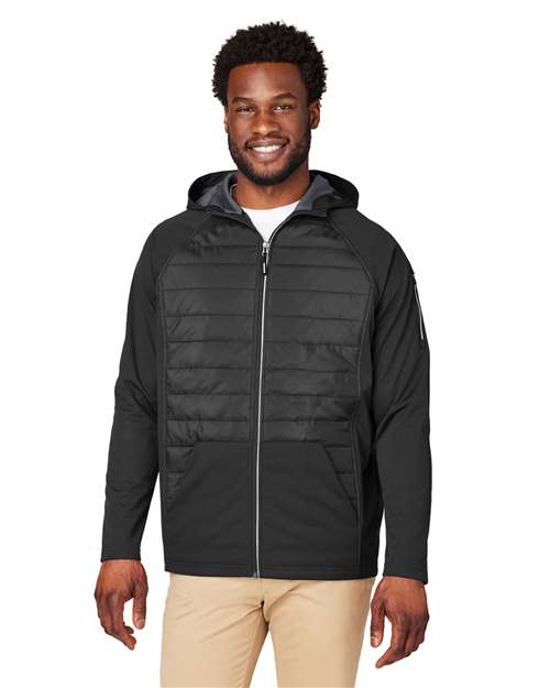 Core 365 Unisex Techno Lite Hybrid Hooded Jacket - CE808