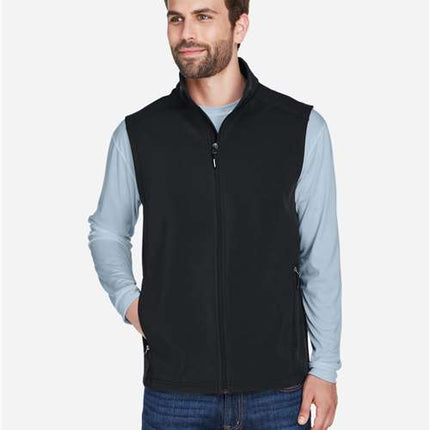 Core 365 Men's Cruise Two-Layer Fleece Bonded Soft Shell Vest - CE701
