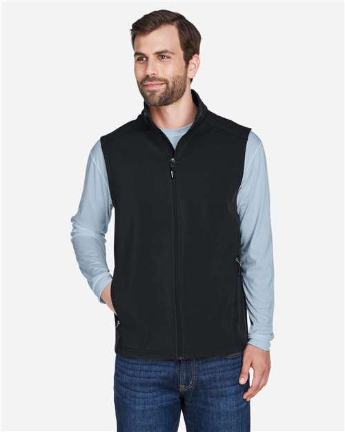Core 365 Men's Cruise Two-Layer Fleece Bonded Soft Shell Vest - CE701