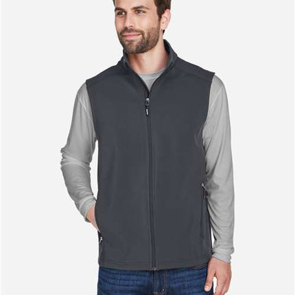 Core 365 Men's Cruise Two-Layer Fleece Bonded Soft Shell Vest - CE701