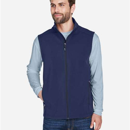 Core 365 Men's Cruise Two-Layer Fleece Bonded Soft Shell Vest - CE701