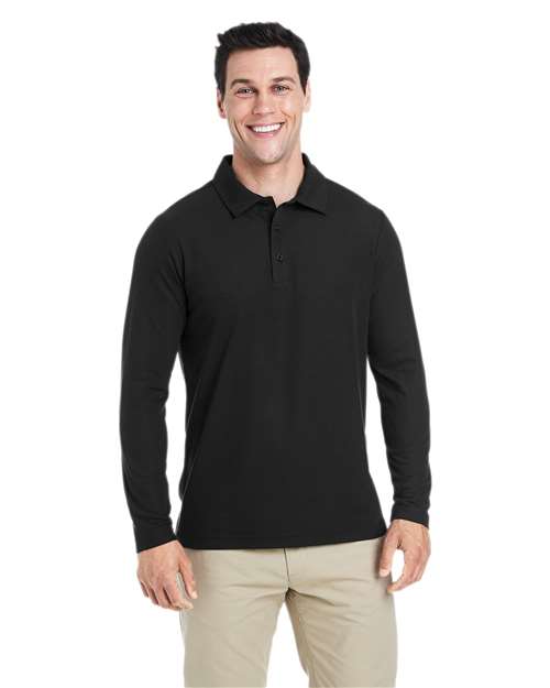 Core 365 Men's Fusion ChromaSoft™ Long Sleeve Pique Polo - CE112L