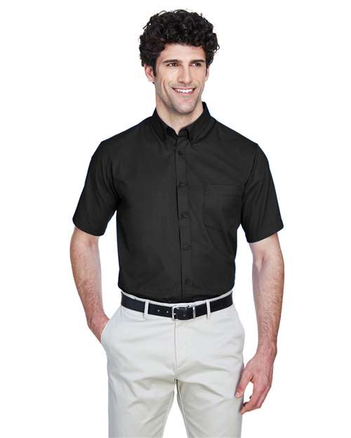 Core 365 Men's Tall Optimum Short Sleeve Twill Dress Shirt - 88194T