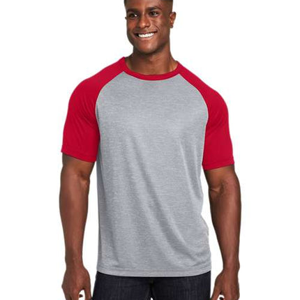 Team 365 Unisex Zone Colorblock Raglan T-Shirt - TT62